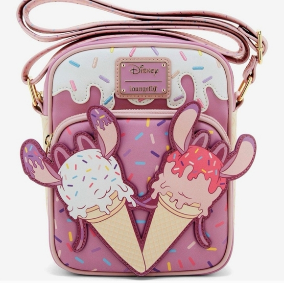 Loungefly Handbags - Loungefly Disney Lilo & Stitch Angel Ice Cream Crossbody Bag NWT